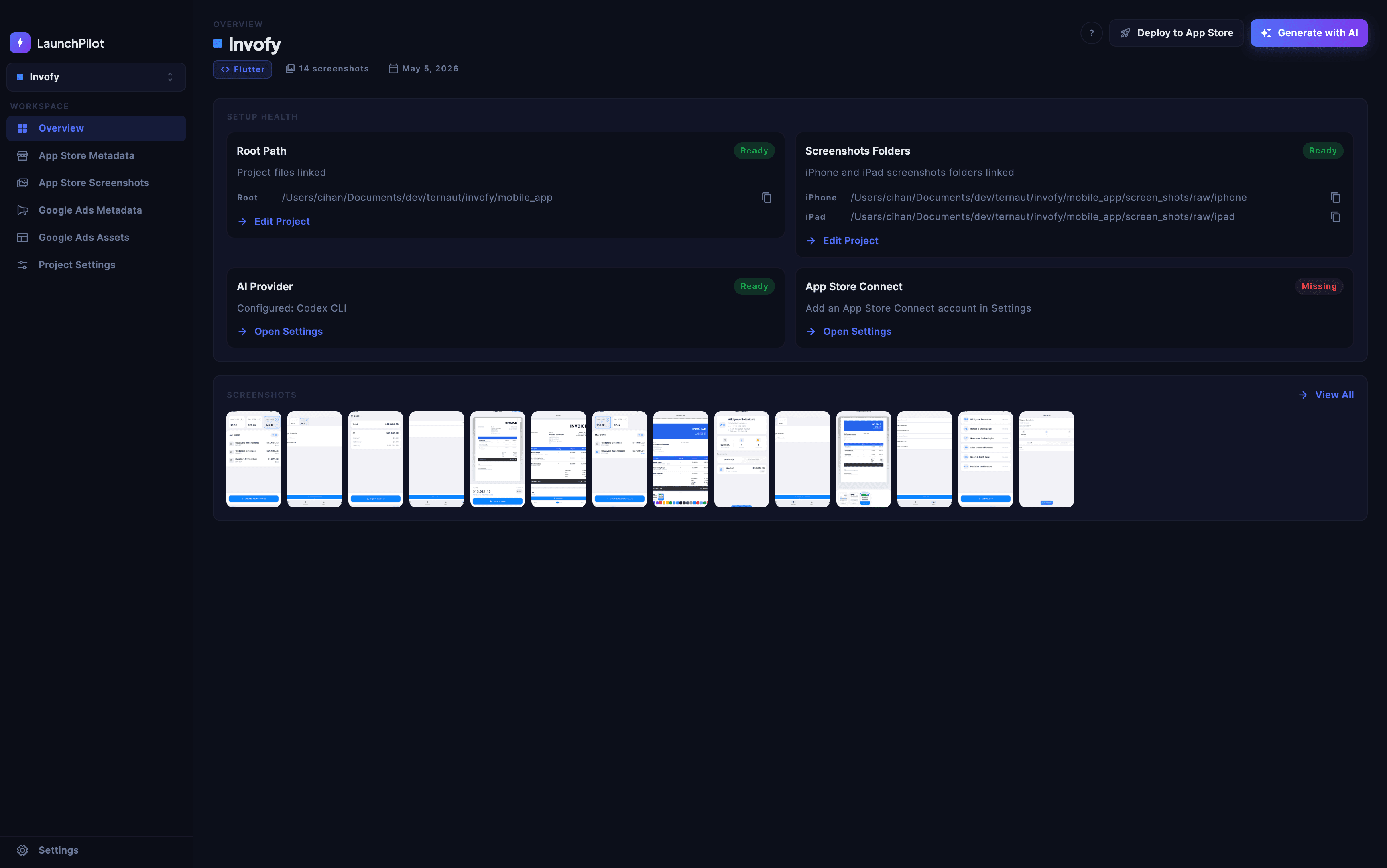 LaunchPilot project overview
